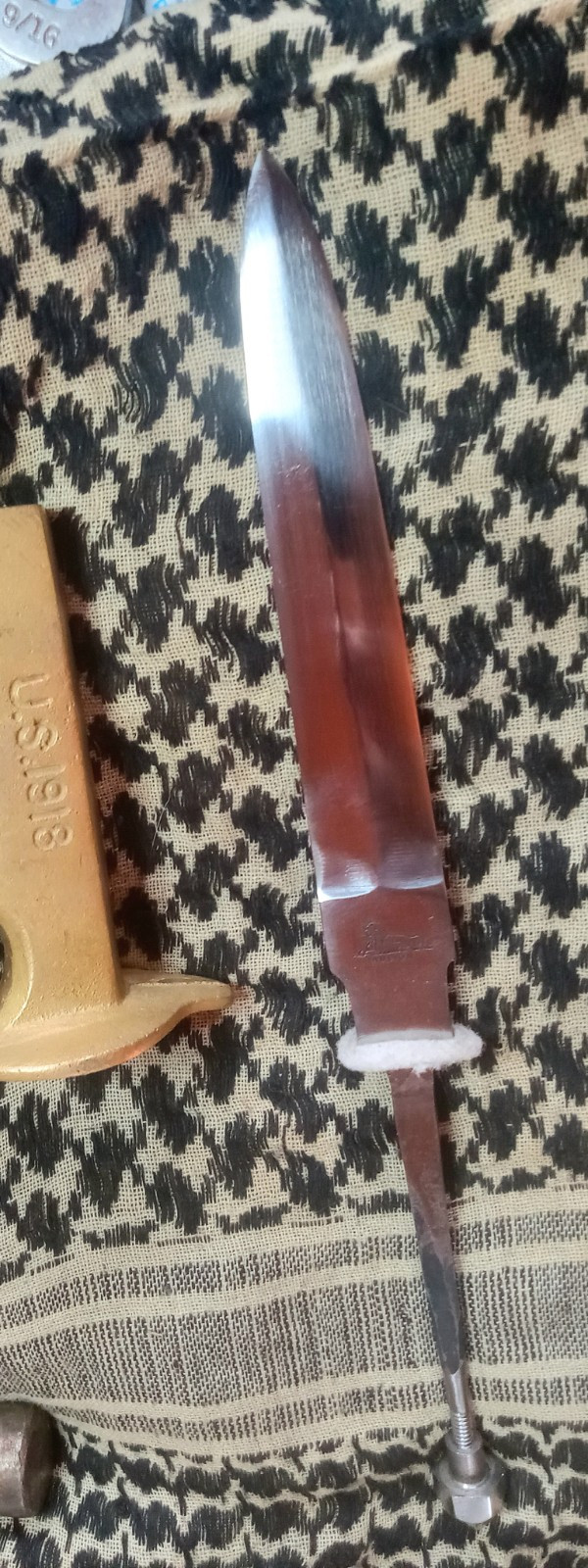 1918 WW1 Mark 1 Trench Knife Blade Only Reproduction W Skull Crusher Pommel ...