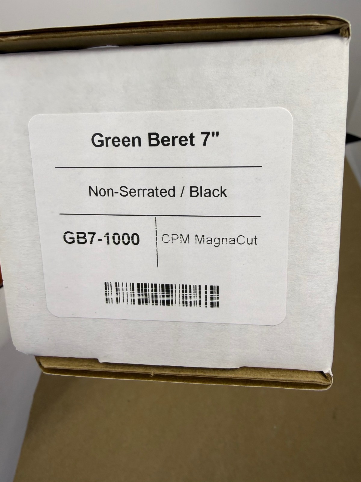 🌟 CHRIS REEVE GREEN BERET COMBAT KNIFE 7" SPEAR POINT PLAIN EDGE MAGNACUT BLADE