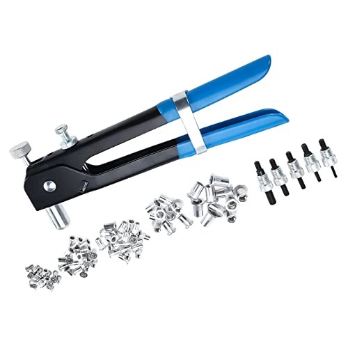 86pcs Hand Rivet Tool Nut Setter Kit, Thread Blind Riveting Tools, Wrench Nut
