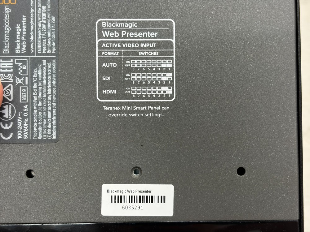 Black Magic Design Web Presenter - USED / EXCELLENT