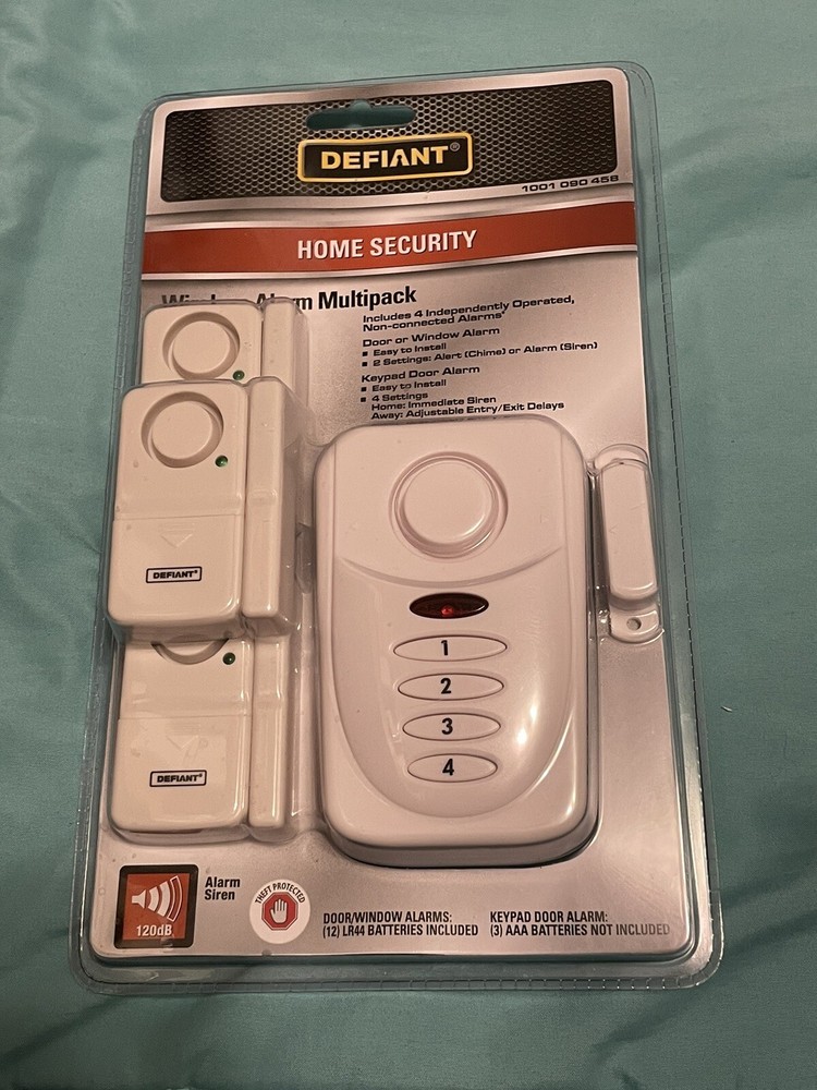 NEW!!! Defiant Wireless Home Security Door/Window Alarm Kit Multipack