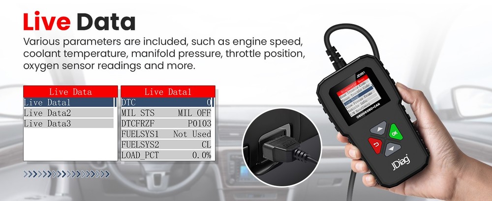 For Chevy Cars Trucks Diagnostic Scanner Tool Code Reader OBD2 OBDII OBD
