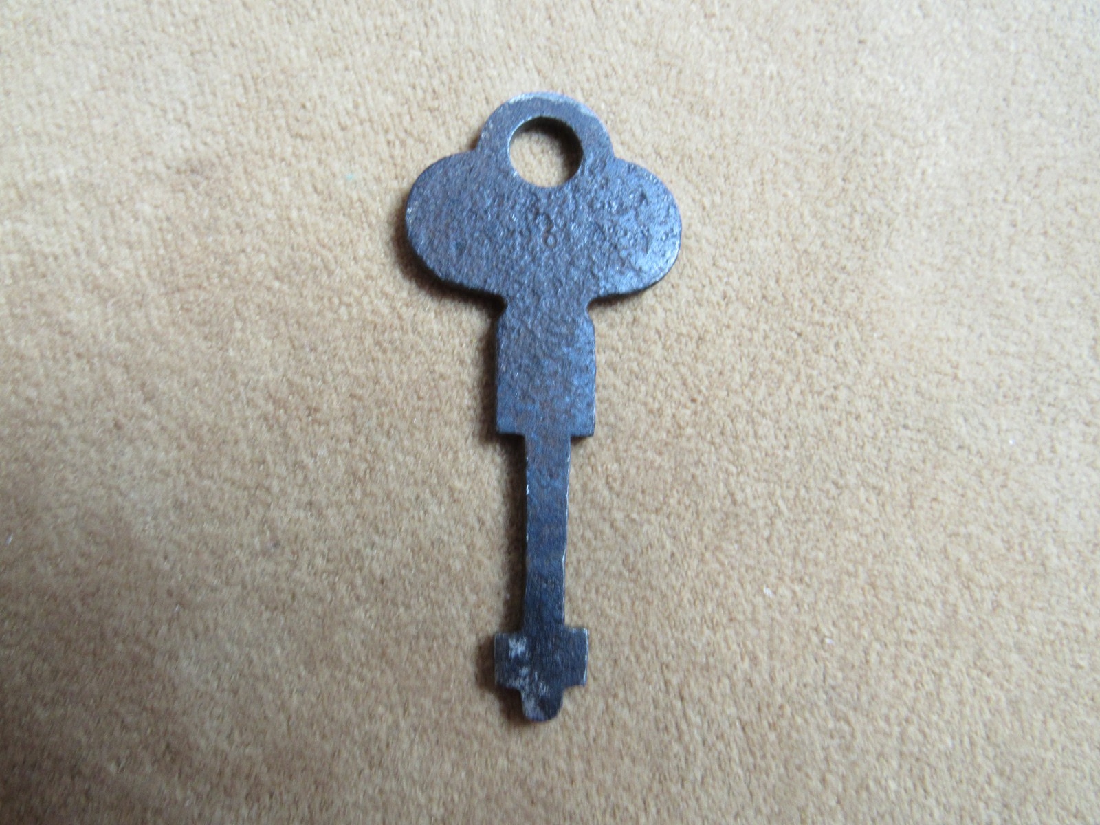 Rare Antique Brass Crab padlock Star Works 1870 with Key Custer Period 1870s