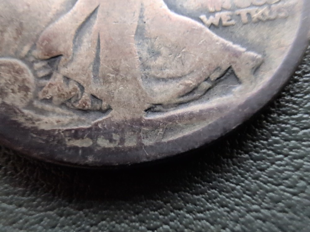 1917-D Reverse Mint Walking Liberty Half Dollar Circulated #C94