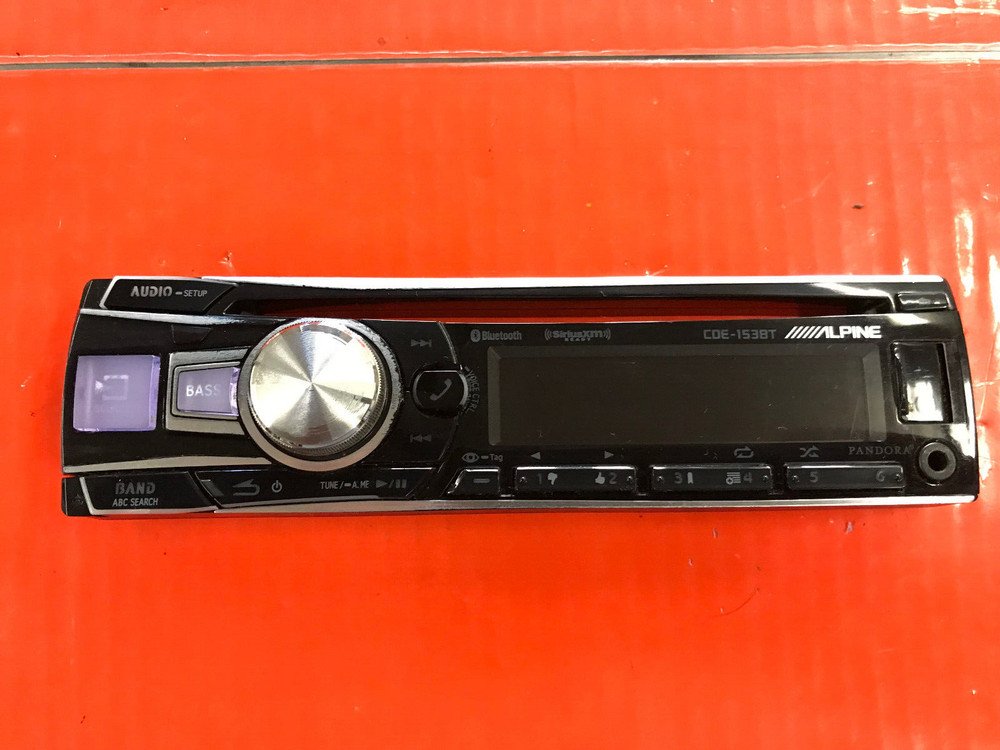 alpine cde-153bt  faceplate