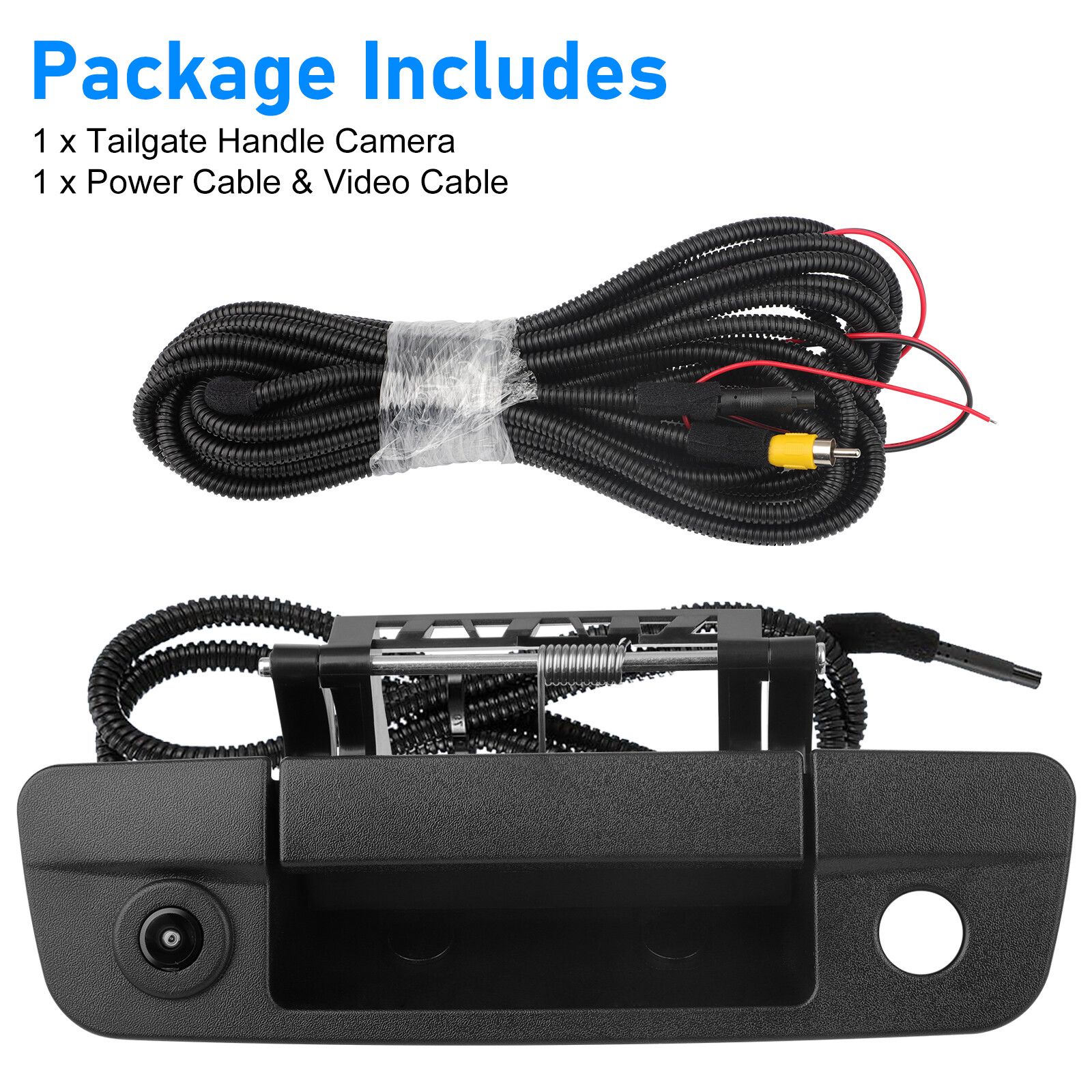 Backup Camera & Rear Latch Tailgate Handle For 2009-17 Dodge Ram 1500 2500 3500