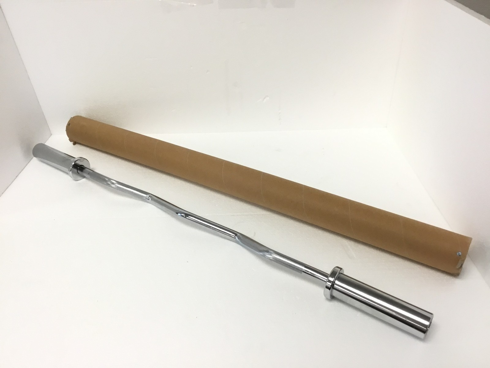 NEW Range Fitness 47" Olympic EZ Curl Bar 2" Sleeves 17 lb FREE SHIPPING QTY