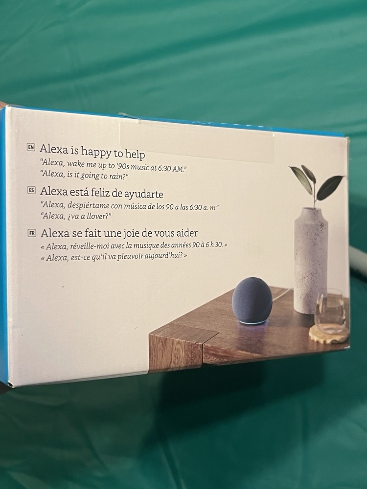 Amazon Echo Dot 5th Gen Smart Speaker with Alexa in Blue