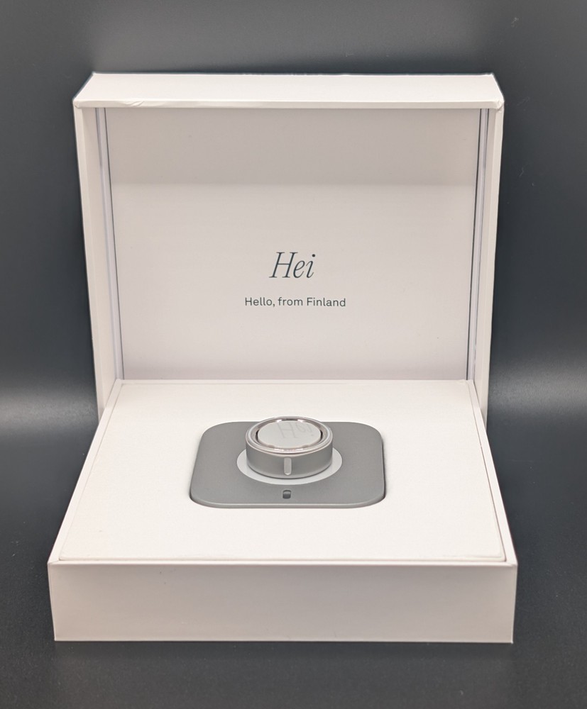 Oura Ring Gen 4 - Brushed Silver- Size 8 (Great Condition). ~402~