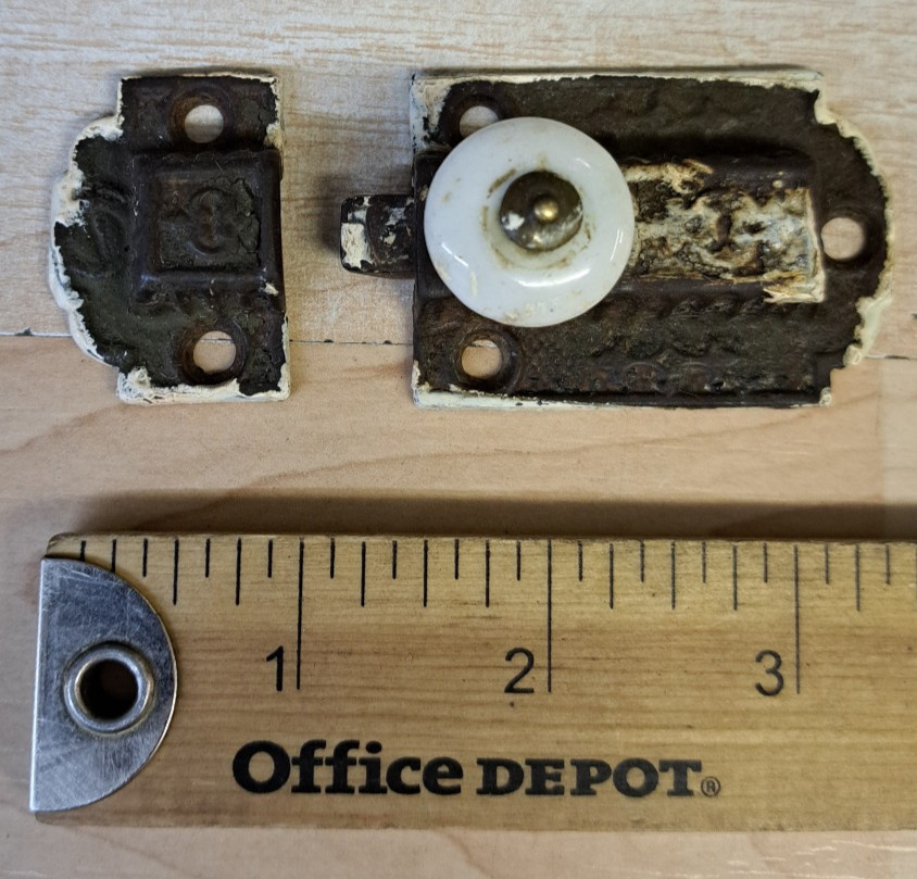 Victorian Style Side latch Cabinet Lock