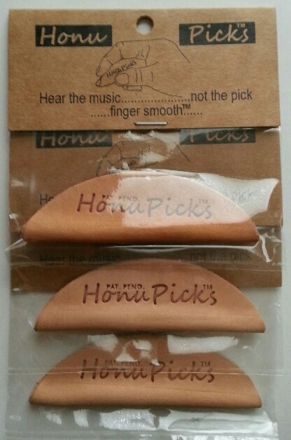 Best Ukulele Pick Ergonomic Leather Pick HonuPicks 3 Picks!
