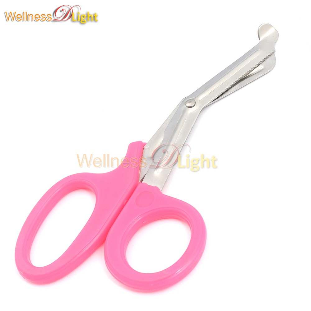 Pink Utility Scissors 7.5" Multi-Purpose EMT Shears Surgical Instruments