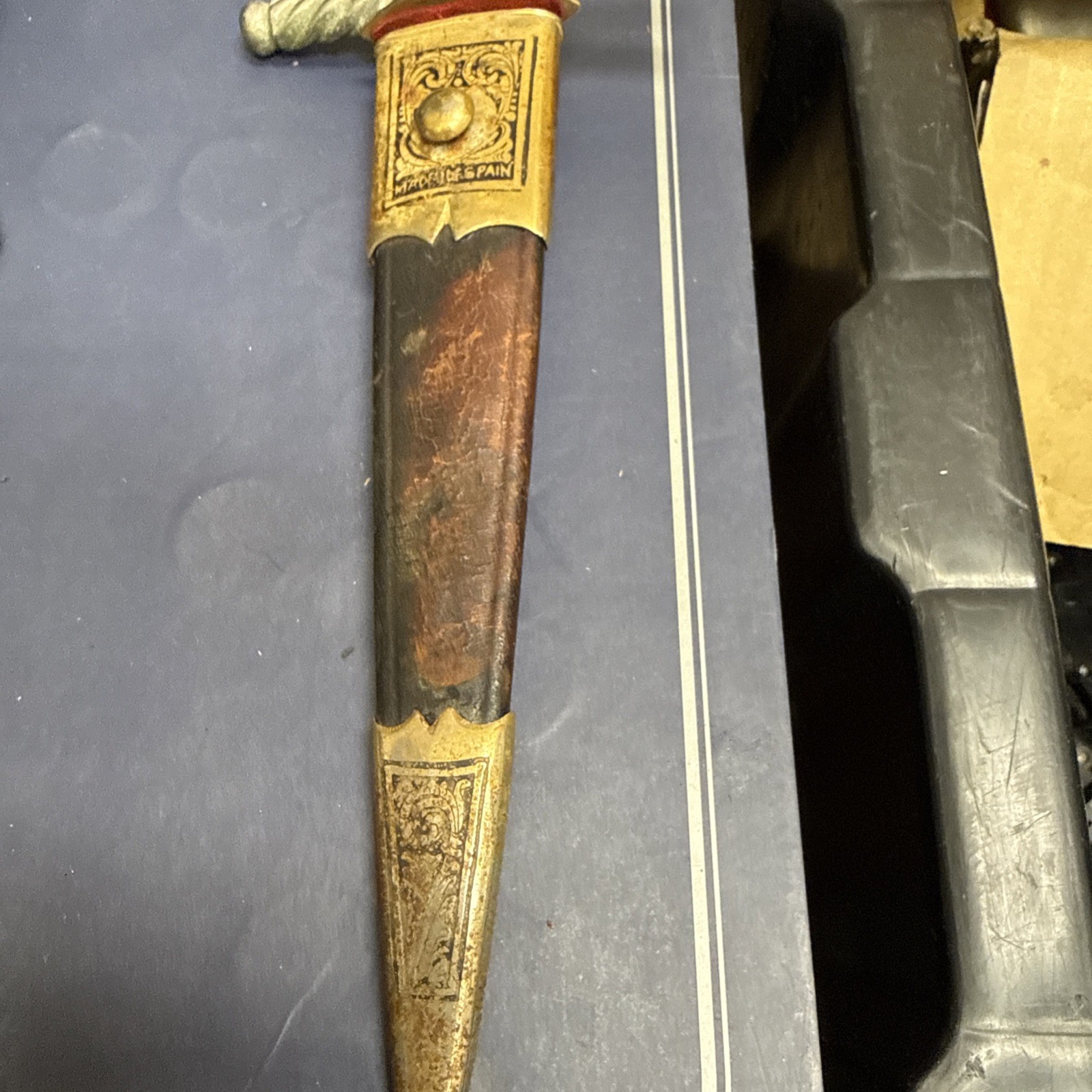 ANTIQUE TOLEDO SPANISH PLUG BAYONET DAGGER