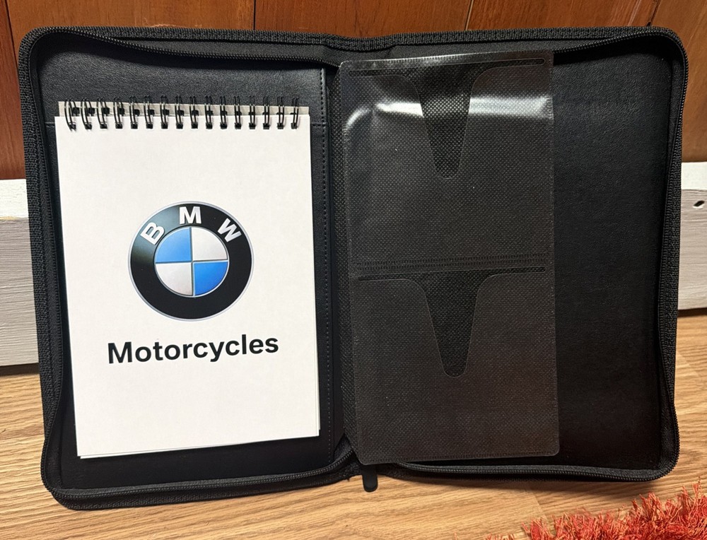 BMW Motorcycles Zip CD Case Binder