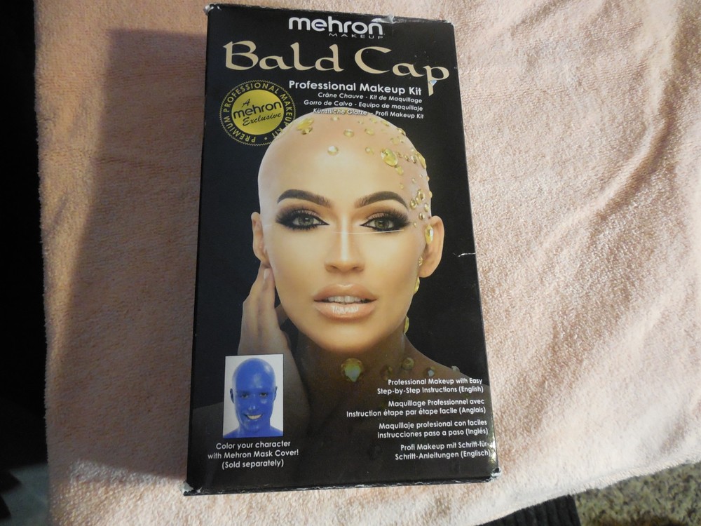 Mehoron Bald Cap Complete Kit Set Professional