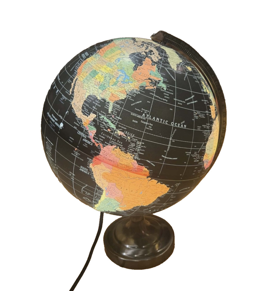 Black Repogle Starlight Series Light Up Globe Illuminated