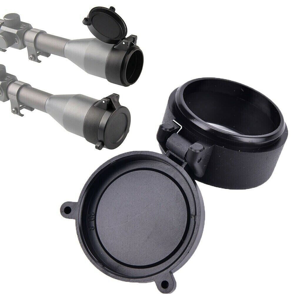 Flip Up Scope Covers Rifle Scope Protect Objective Cap Lens Cover for Caliber