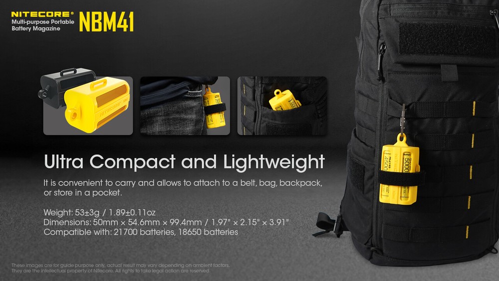 Nitecore NBM41 Magazine Organizer - Black