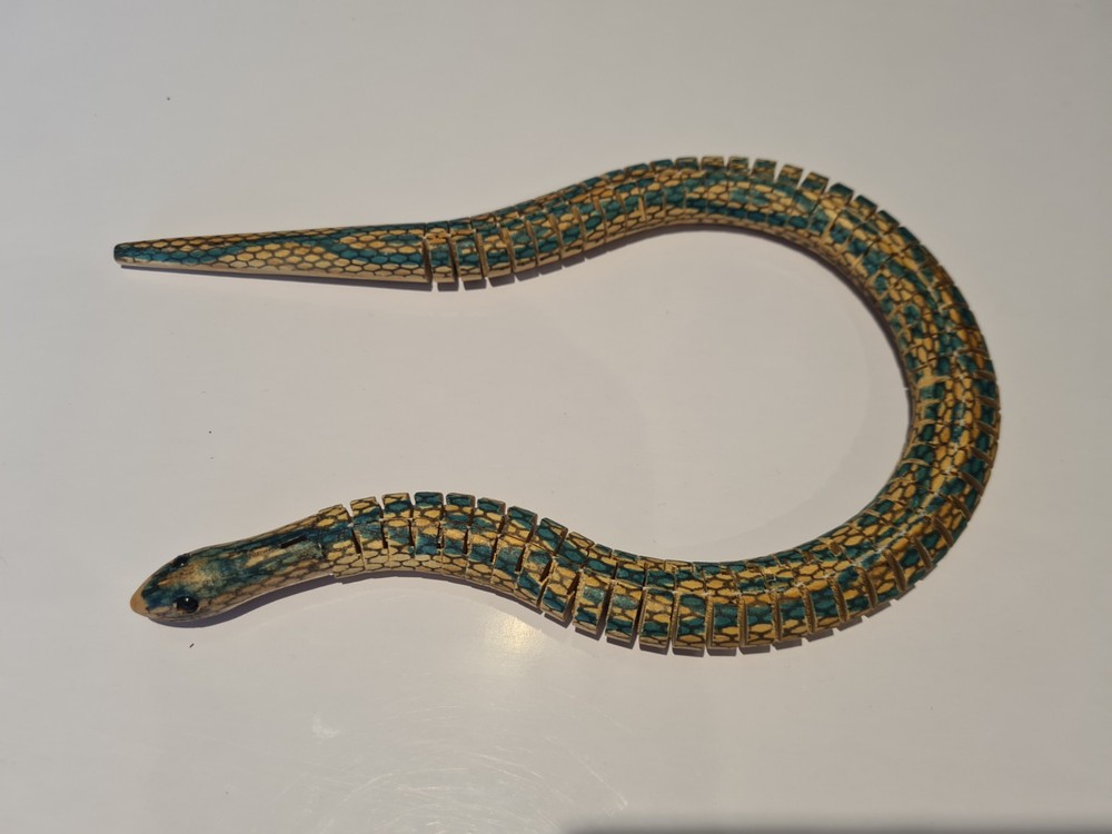 wooden snake toy