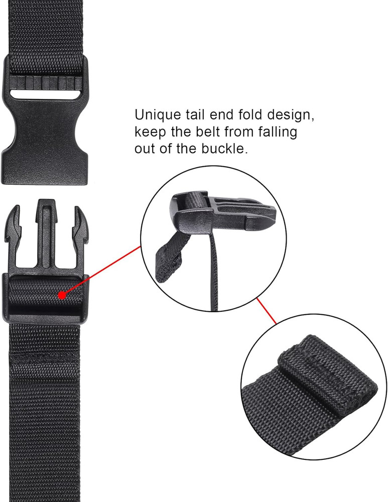 Utility Straps Quick Release Nylon Backpack Accessory Bag Strap,Adjustable for H