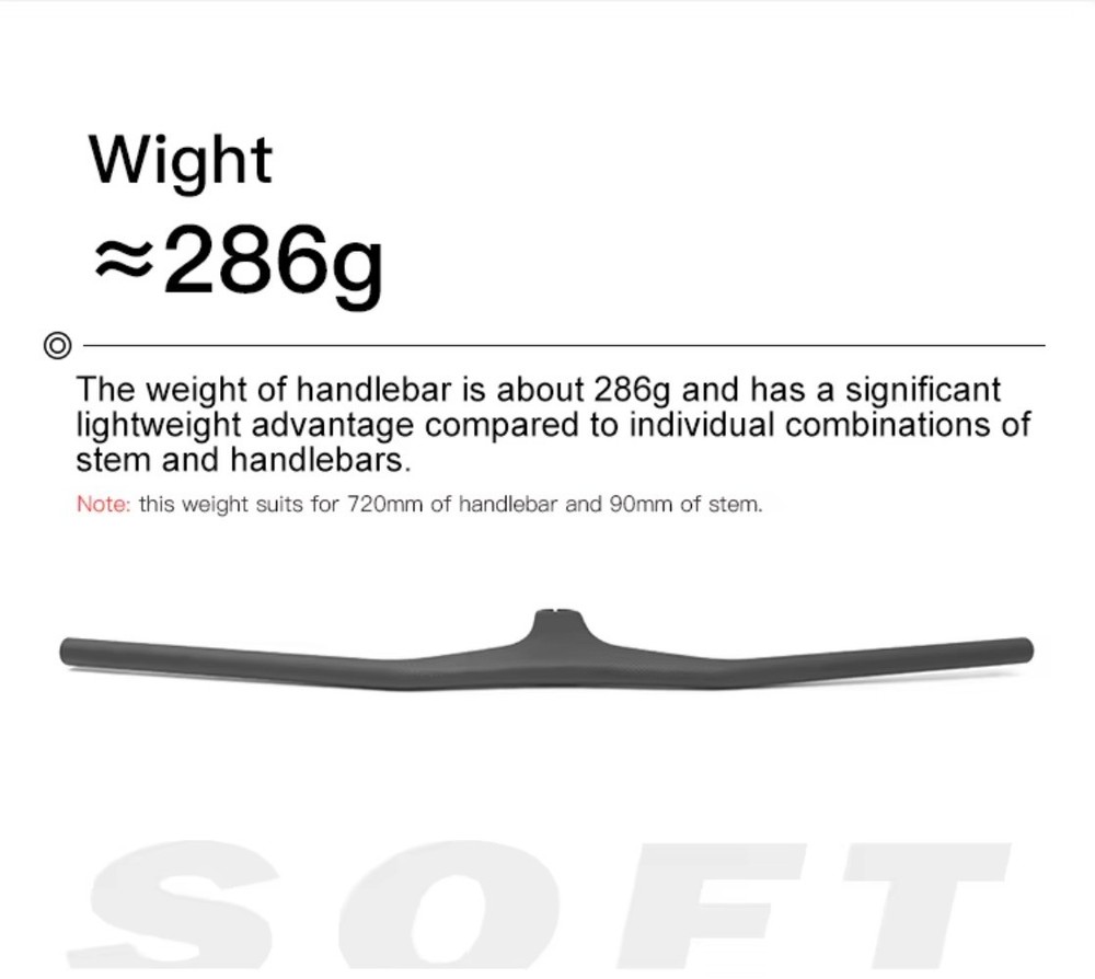Carbon Mtb Riser Handlebar Swallow Type Integrated Handlebar Glossy or Matt