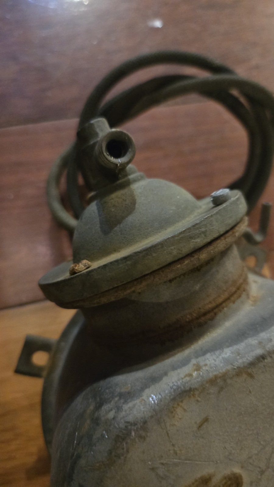 Vintage GE Vacuum Tank Patented Industrial Steampunk Decor New York USA