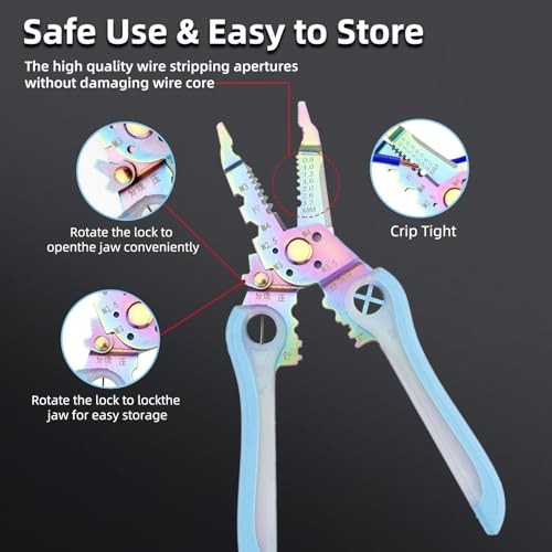 Small Wire Stripper/Crimper/Cutter, Electrical Pliers,
