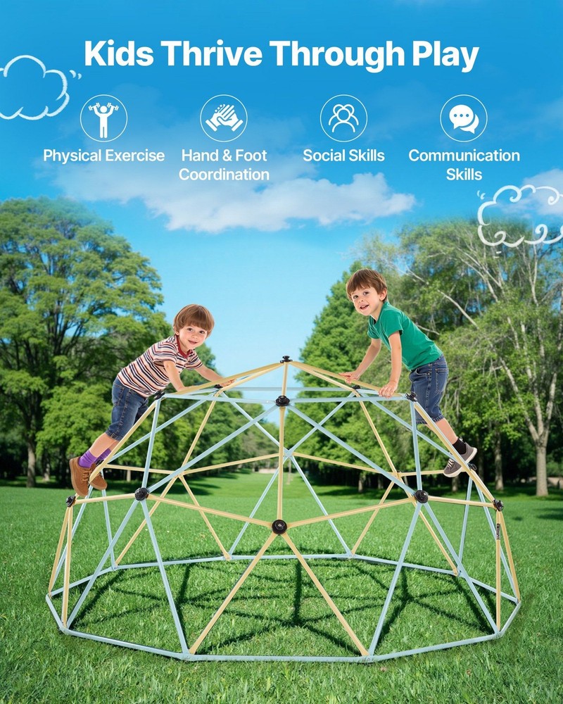 Engineered Dome Climber 10FT 1000lb Capacity Includes Ball Nets