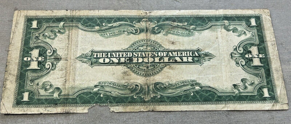 1923 $1 Silver Certificate Large Note Blue Seal