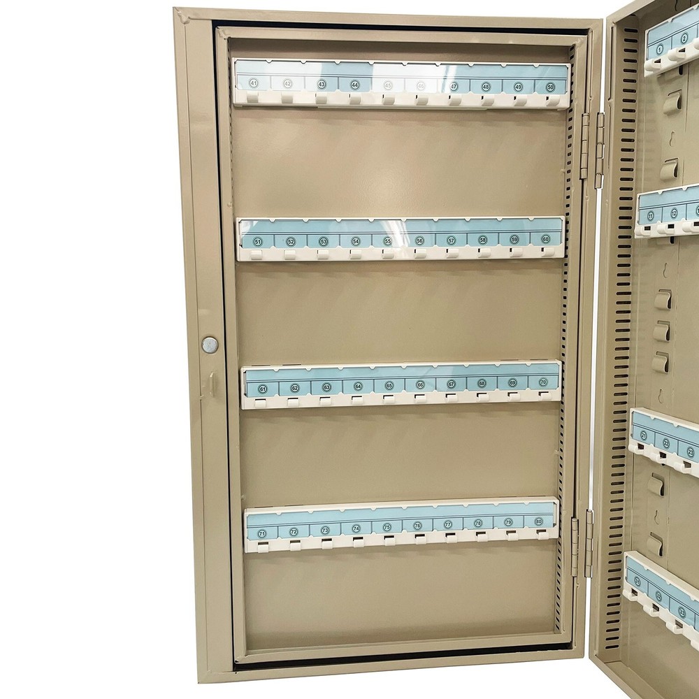 240 Hooks Lock Box Wall-Mounted Key Cabinet Key Box Storage Organization