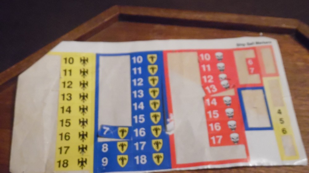 MIGHTY EMPIRE WARHAMMER GAMES WORKSHOP FLAG LABLES AS SHOWN