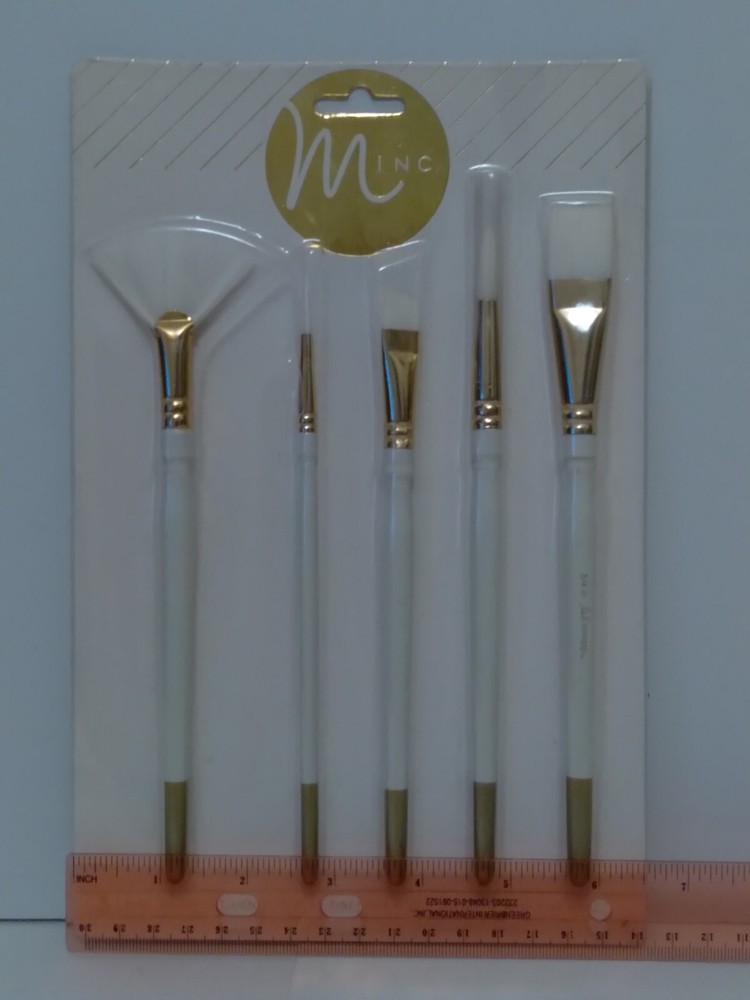 Minc - Heidi Swapp - New (Open) - 5 Piece Brush Set