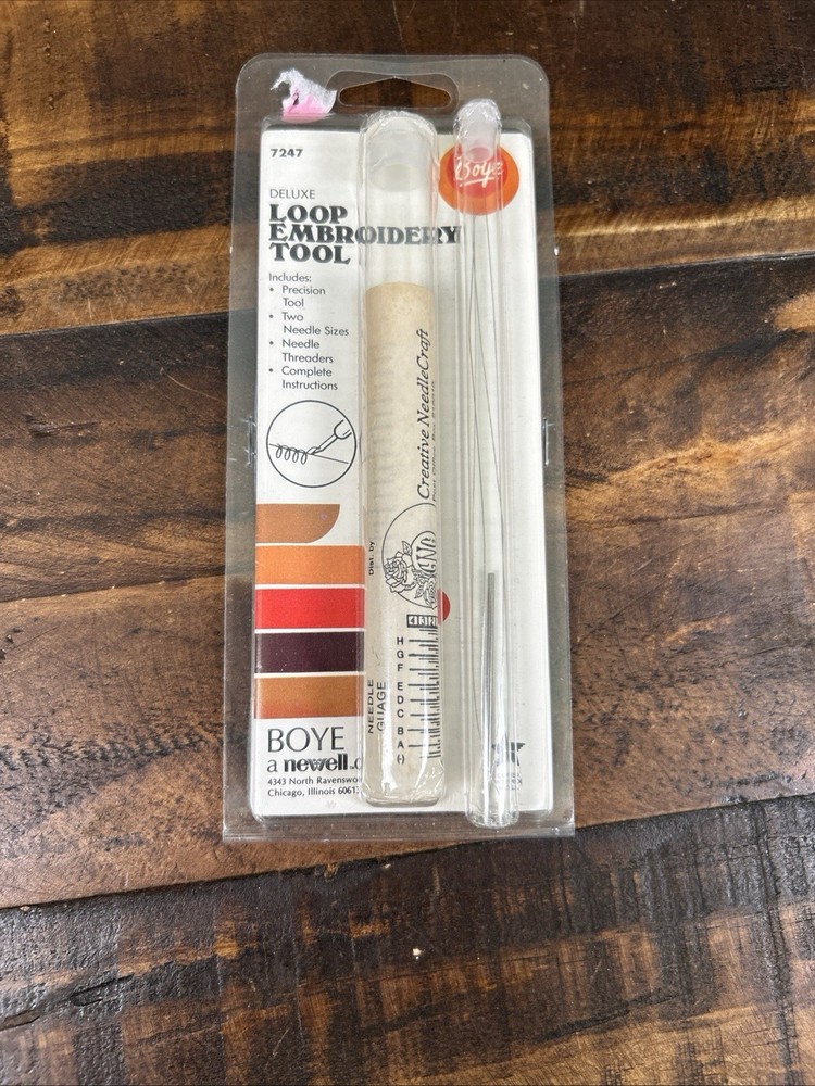 Boye Deluxe LOOP EMBROIDERY TOOL 7247 NEW Sealed