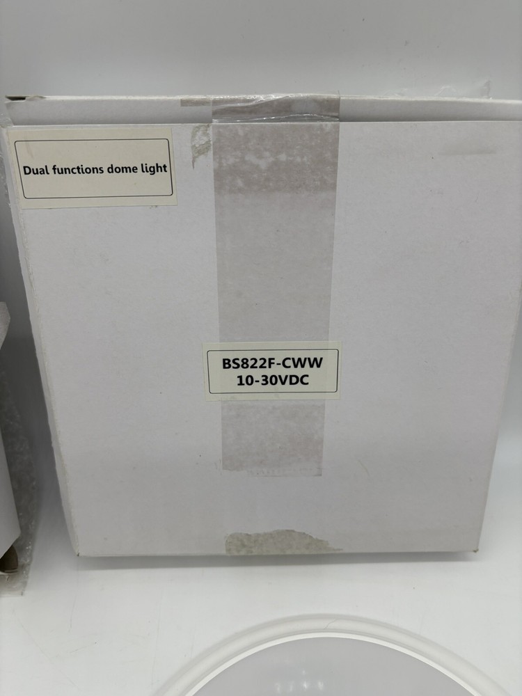 2 Dual Functions Dome Lights BS822C-CWB 10-30VDC & BS822F-CWW 10-30VDC Dimmable