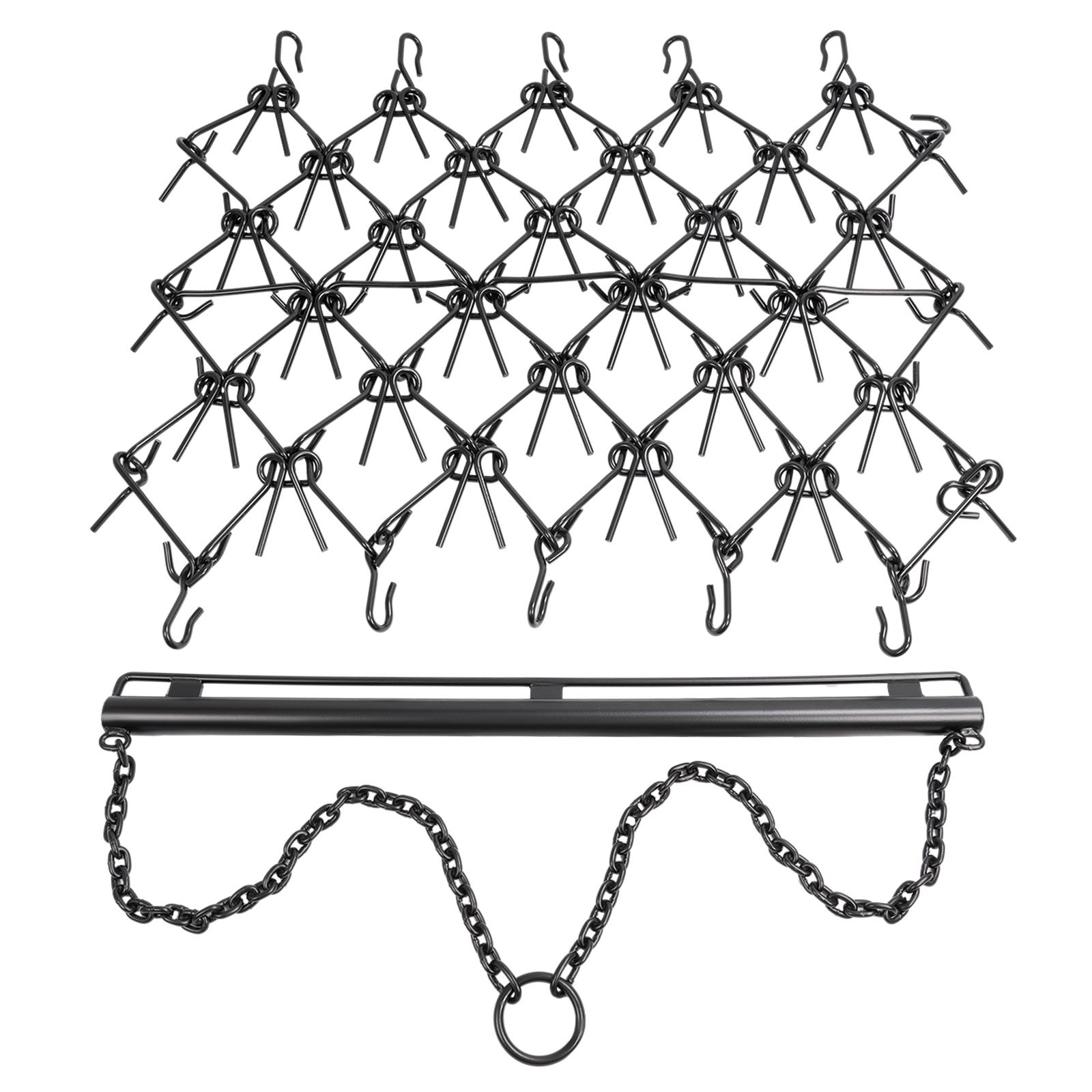 4FT X 4FT Heavy Duty Drag Harrow For ATV UTVs Leveling Grading Powder Coated