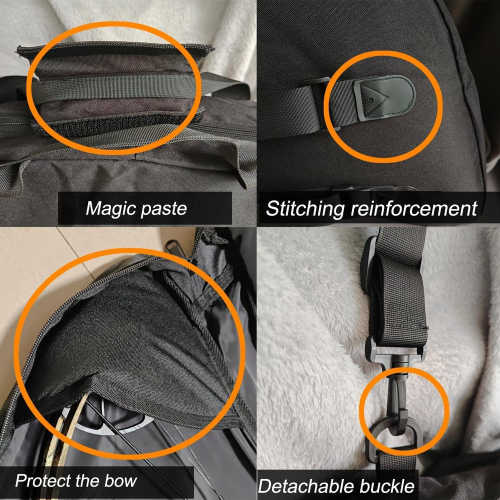 Compound Bow Case - Waterproof Lightweight Soft Padded Bow Case, 3 Multipurpose