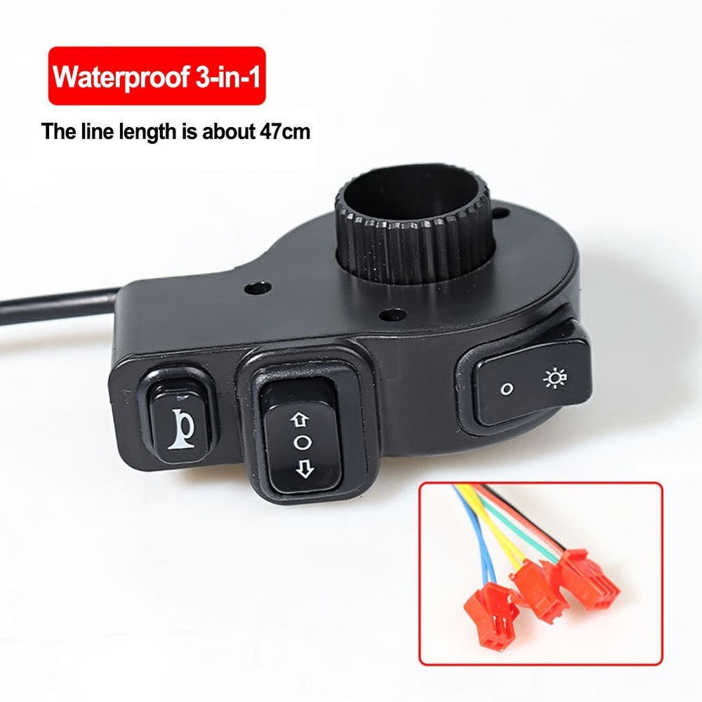 Waterproof Bike Conversion Switch Long Cable Length for Easy Installation