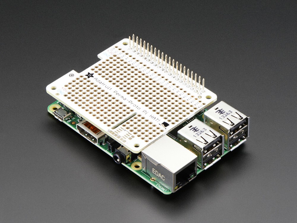 Adafruit Perma-Proto HAT for Raspberry Pi, without EEPROM, 2310