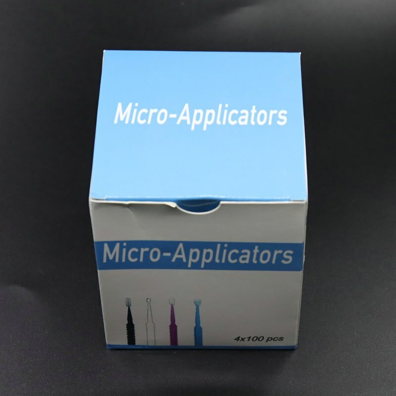 100pcs Dental Micro Applicators Disposable Cotton Swab Bendable Applicator Brush