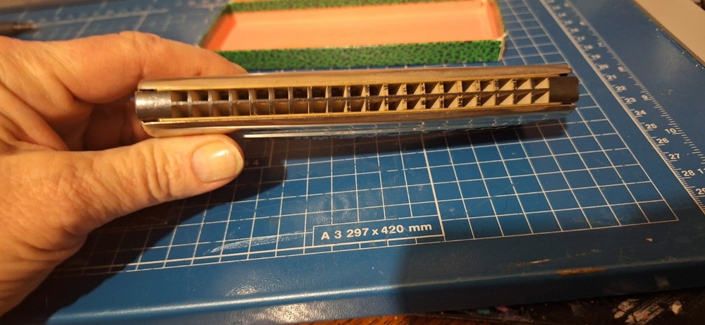 M. Hohner “The Echo” Double Reed Harp Harmonica Notes C & G with Original Box