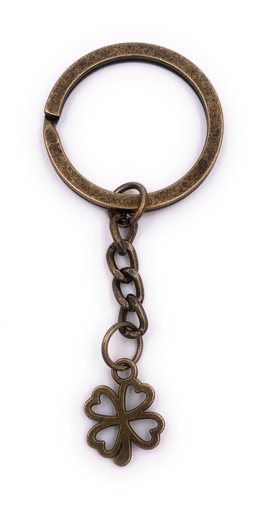 Bronze Metal Horseshoe Keychain