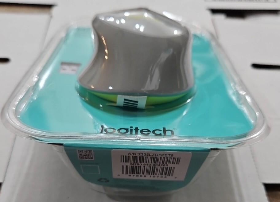 Logitech M280 Wireless PC / Mac Mouse Curved Design - 910-004285 Gray New
