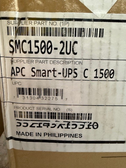 APC Smart UPS 1500VA 120V Interactive UPS (SMC1500-2UC)