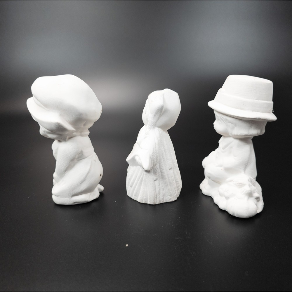 Unpainted Ceramic Figures - DIY Craft Decor