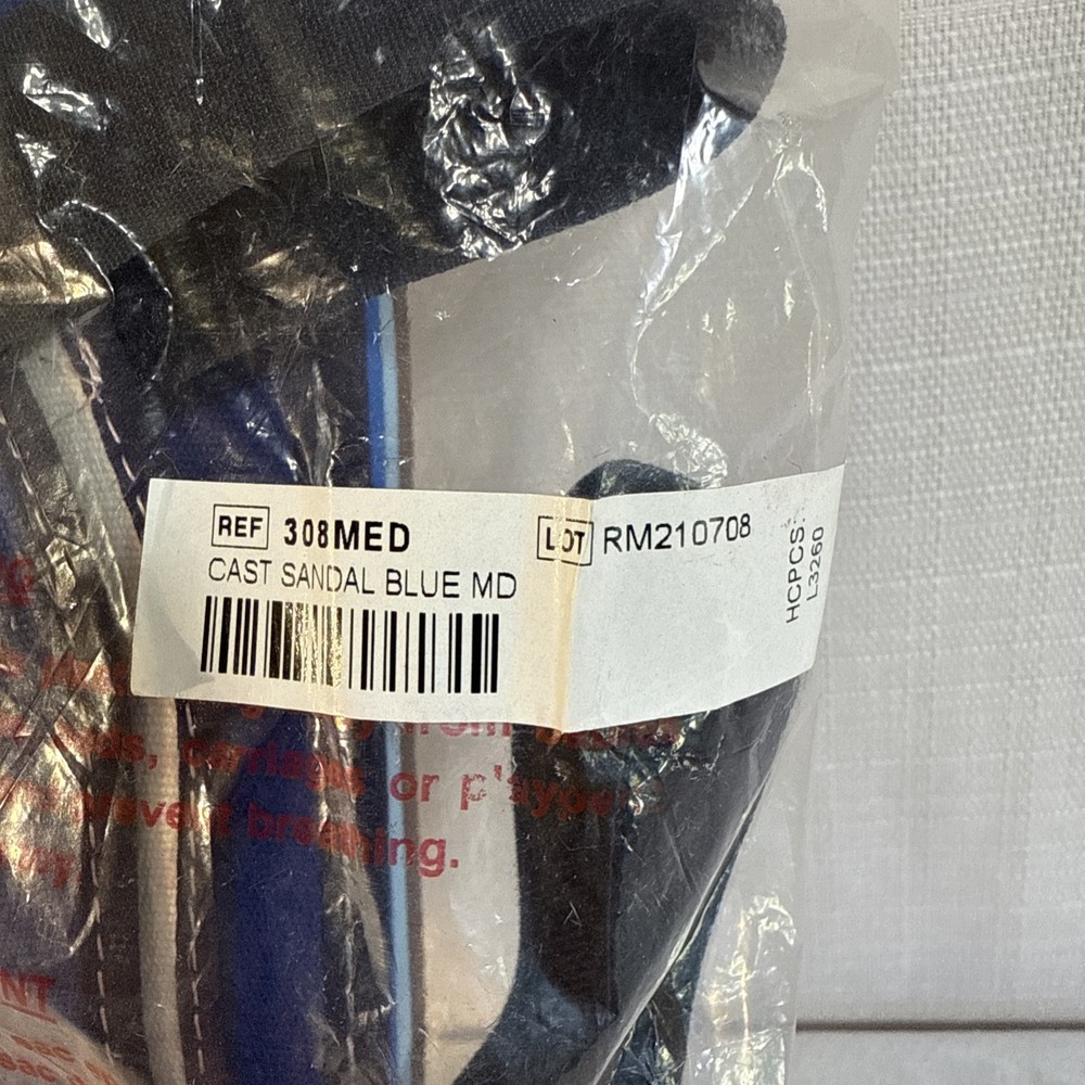 OSSUR CAST SANDAL BLUE 308MD Medium
