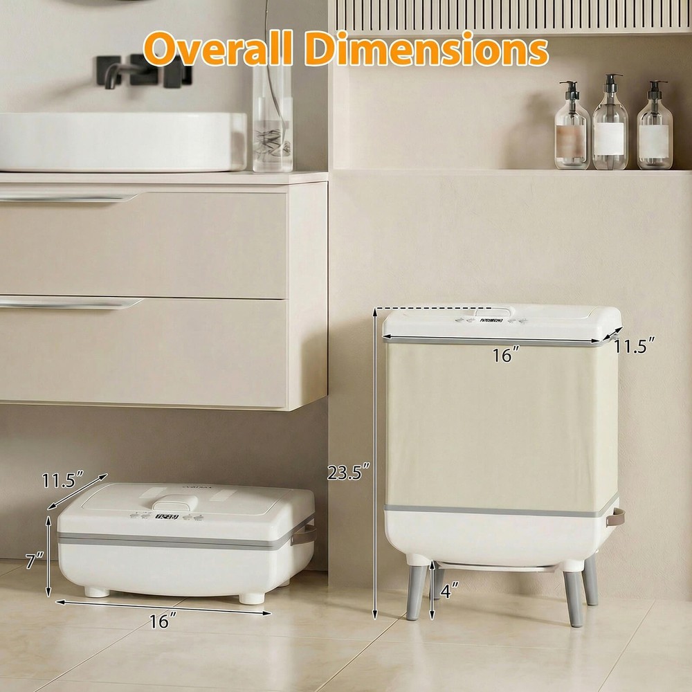 35L Large Blanket Warmer w/ Heating & Drying Modes, 24H Timer, Delay, Child Lock