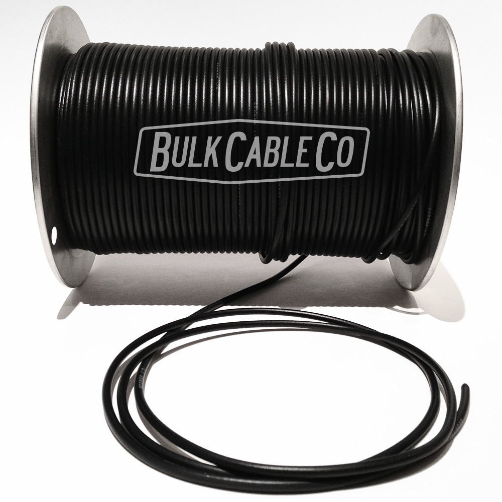 10 FT - George L's .155 - BLACK - Pedalboard Patch Cable - Bulk Guitar FX Cable