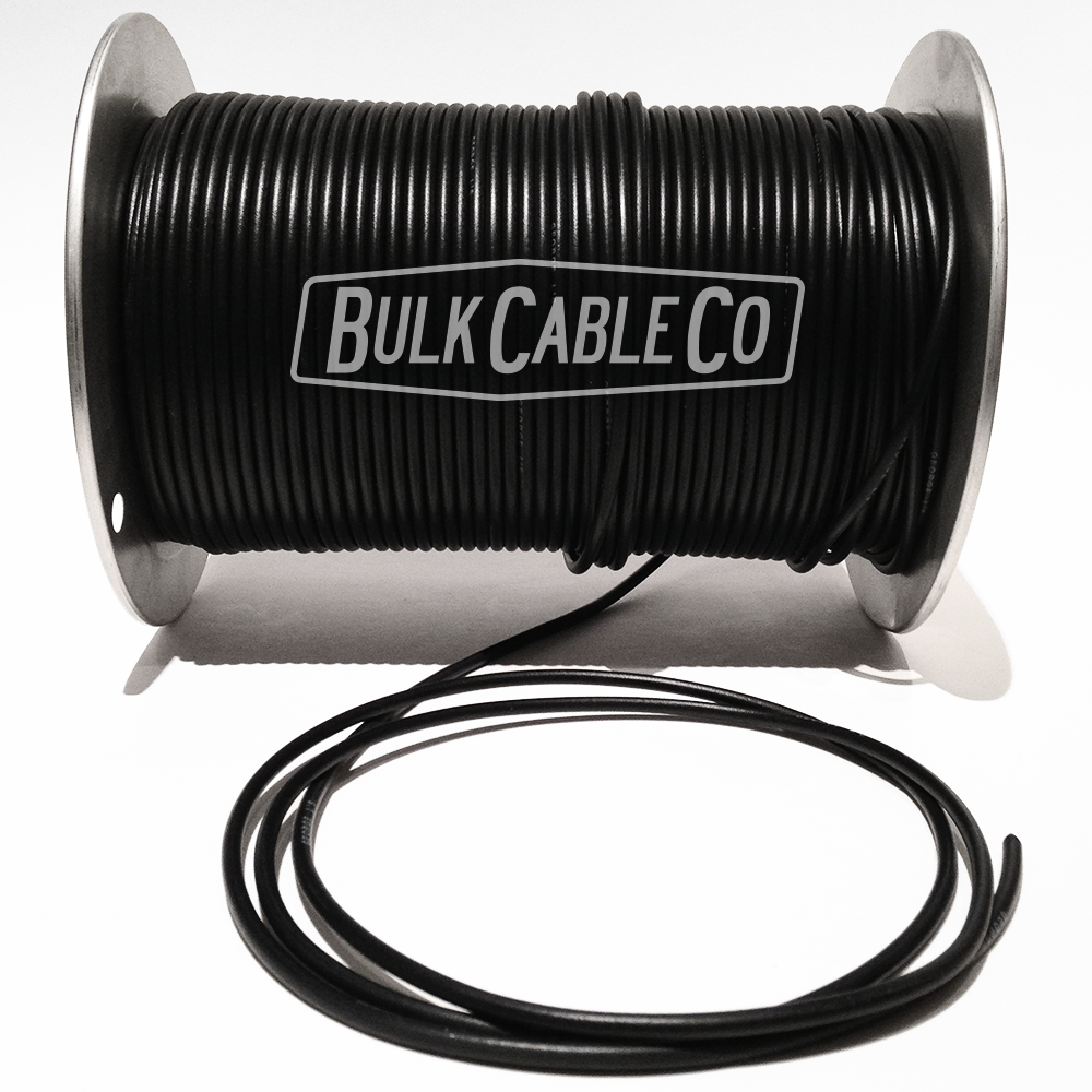 10 FT - George L's .155 - BLACK - Pedalboard Patch Cable - Bulk Guitar FX Cable