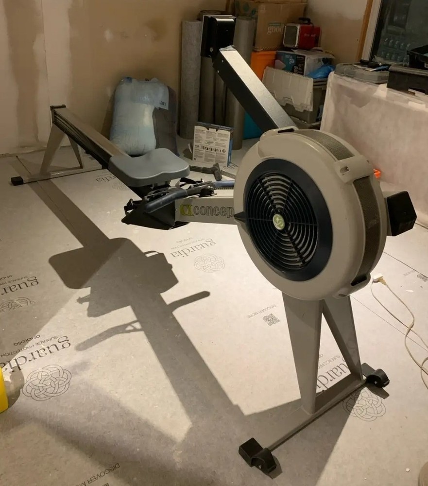 Rogue SML-2 Squat Rack Reverse Hyper Adjustable Bench Concept 2 Model E Rower