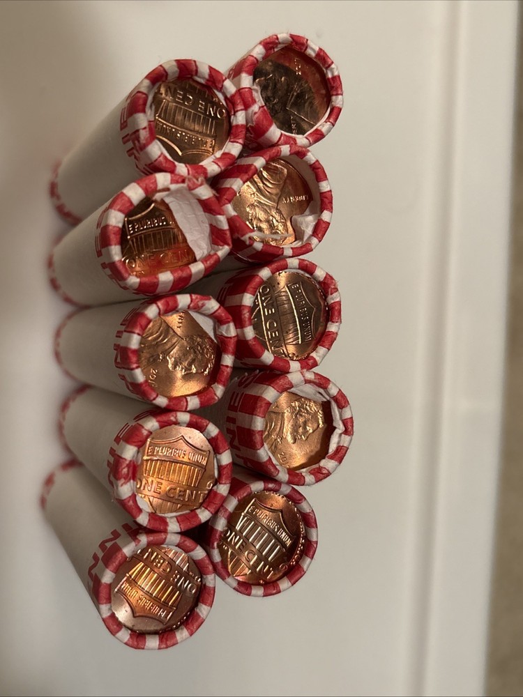 2017 P Uncirculated Lincoln Shield Cent Penny 10 Original Fed Wrapped Rolls
